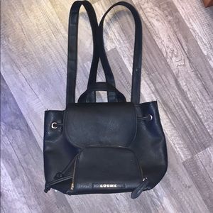 Black Fashion backpack Loume
